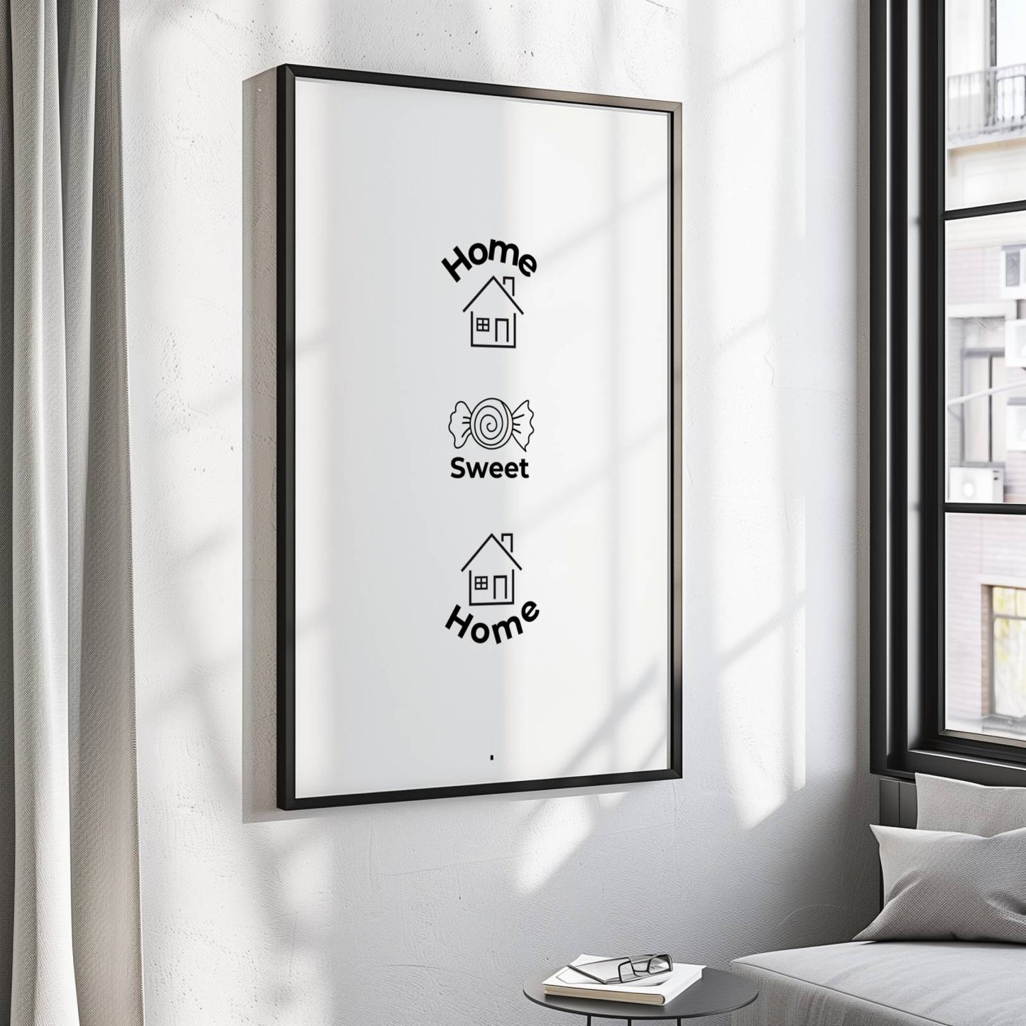 Home Sweet Home, Home Decor Print, Digital Download